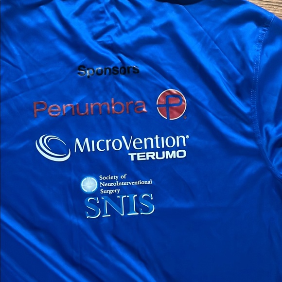 Vibrant Blue Men's Rash Guard - Picture 3 of 4